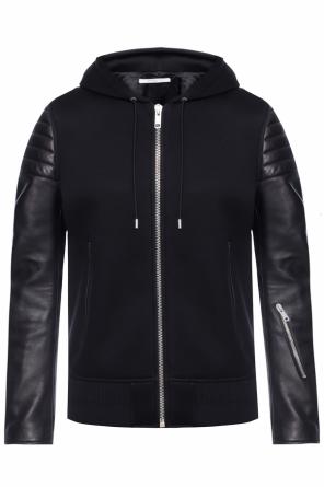 Jacket with leather sleeves, zdjęcie 1 Jacket with leather sleeves od Givenchy